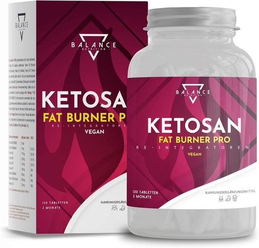 Ketosan® (DETOX-Diät inklusive Entwässerung) - Schnelle und effektive Schlankheitspillen | Abnehmen Schnell Fettverbrenner | Fat Burner | Grüner Tee, Orthosiphon, Garcinia Cambogia, Piperina - urmax