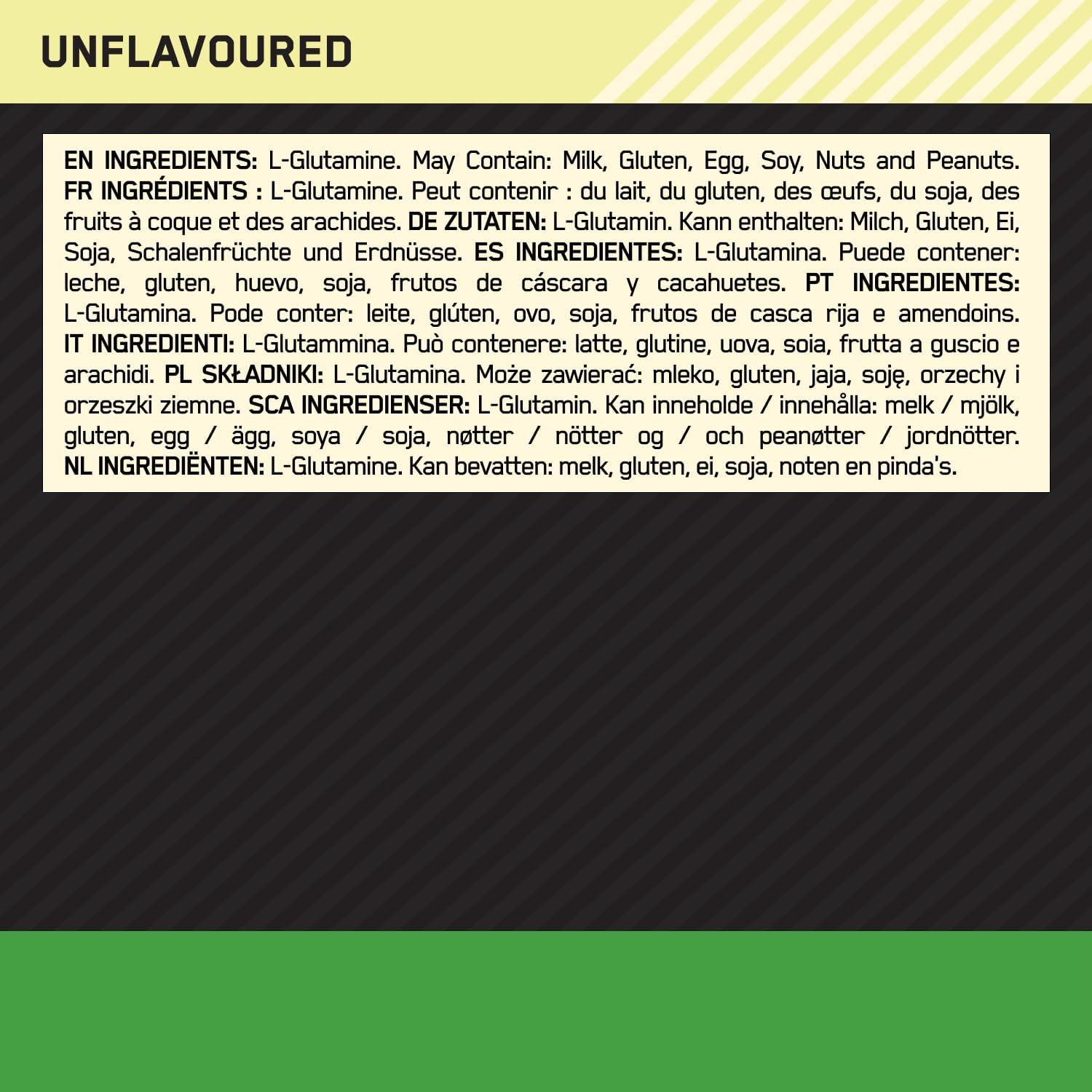 🔥 Optimum Nutrition L-Glutamin-Pulver – 630g, 123 Дози – Перфектното Възстановяване за Спортисти 💪 Най-доброто решение за мускулен растеж, издръжливост и възстановяване! - urmax