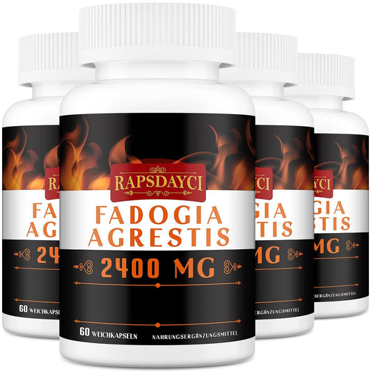 Rapsdayci Fadogia Agrestis, 2400 mg, Hochwirksamer 50:1-Extrakt, Leistungsstarkes Fadogia Agrestis-Ergänzungsmittel (60 stück (1er Pack)) - urmax