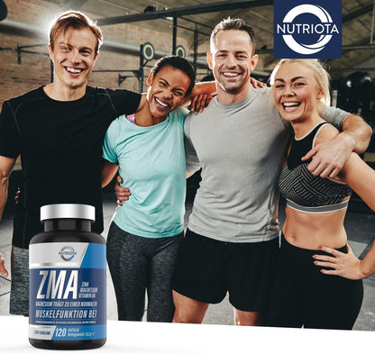 🔥 Nutriota ZMA Max – 120 Капсули | Високодозирана Формула с Цинк, Магнезий и Витамин B6 | Мускулно Възстановяване, По-Добър Сън и Подкрепа за Имунната Система 🏆 ЕНЕРГИЯ, СИЛА И ВЪЗСТАНОВЯВАНЕ – ВСИЧКО В ЕДНА КАПСУЛА! - urmax