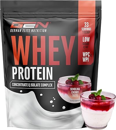 🔥 Whey Protein Komplex - 1кг! 💪 Изолат + Концентрат за максимална усвояемост и чиста мускулна маса!
