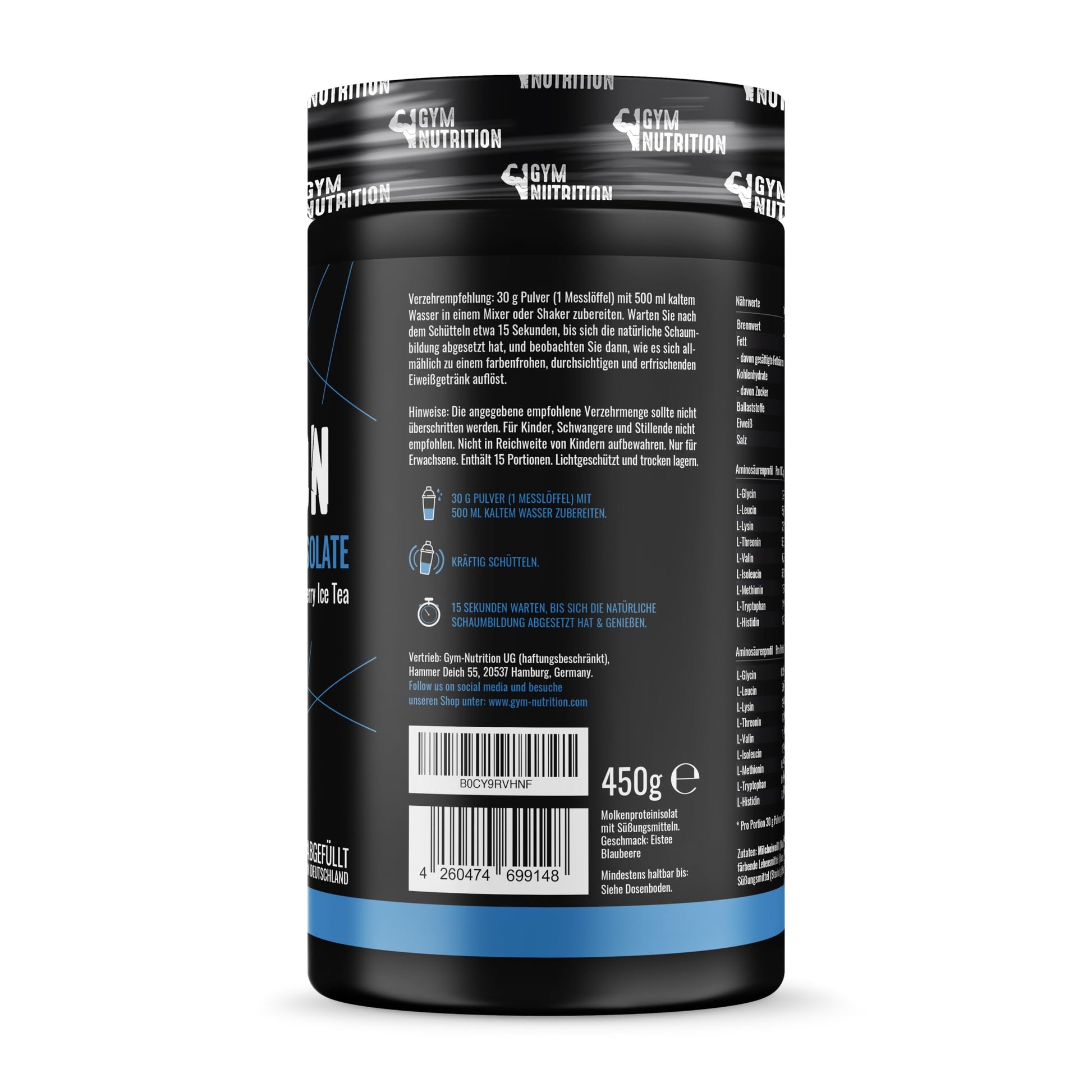 Clear Whey Isolate - extrem Lecker 450g (Eistee Peach) - urmax
