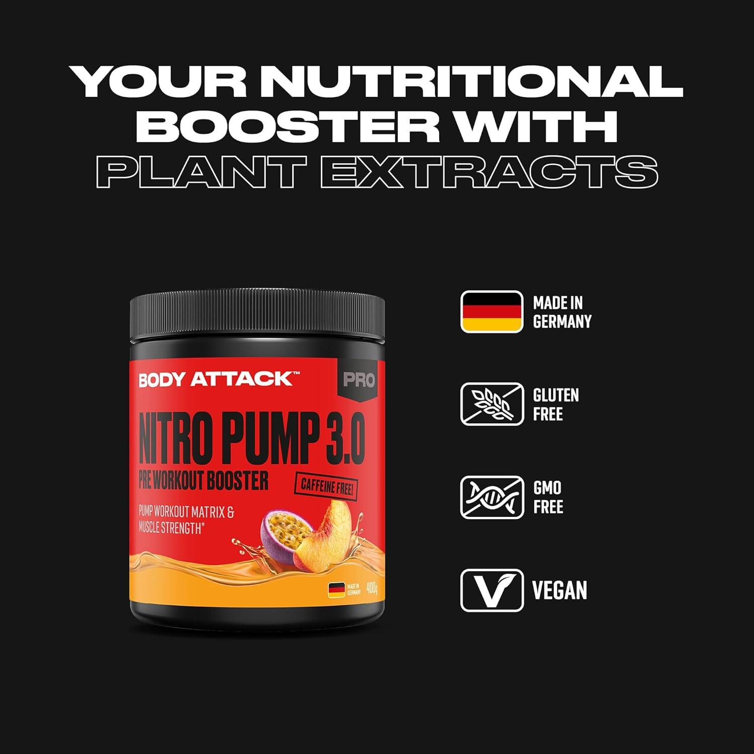 Body Attack Nitro Pump 3.0, 400 g, , 400g, , - urmax