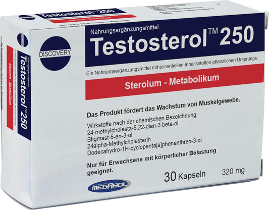 🔥 MEGABOL TESTOSTEROL 250 | 30 капсули | ZMA & Tribulus | Подкрепа за тестостерон, енергия и мускулен растеж 💪 Повишаване на тестостерона | Подобряване на издръжливостта | Намаляване на умората - urmax
