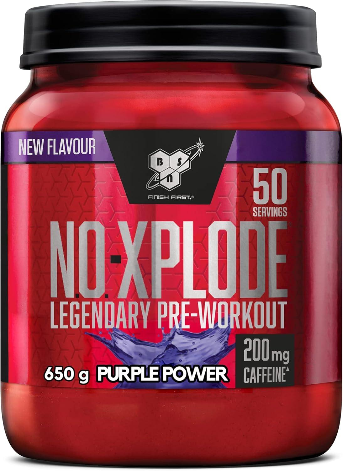 BSN N.O.-Xplode Pre-Workout – 650 g | 50 Порции | Експлозивна Енергия и Фокус 🚀 🔹 С кофеин, аминокиселини, витамин C и цинк за оптимална производителност! - urmax