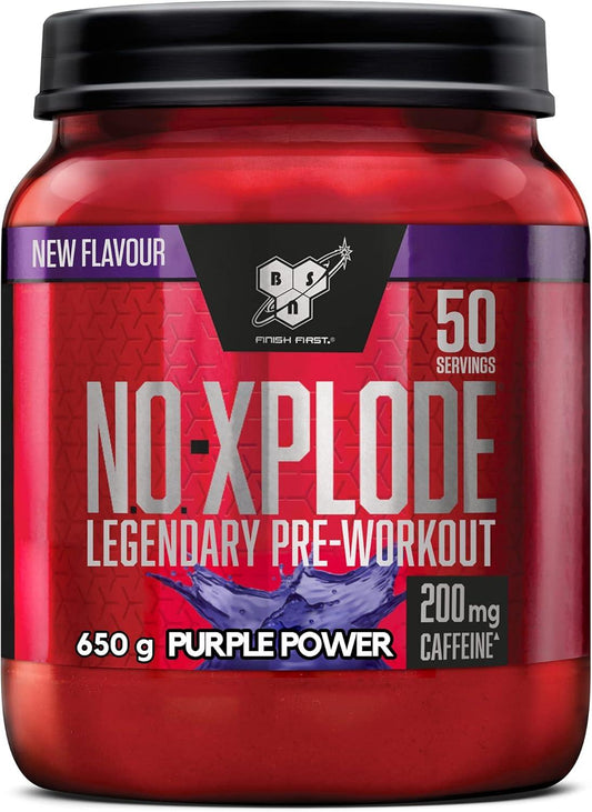 BSN N.O.-Xplode Pre-Workout – 650 g | 50 Порции | Експлозивна Енергия и Фокус 🚀 🔹 С кофеин, аминокиселини, витамин C и цинк за оптимална производителност! - urmax