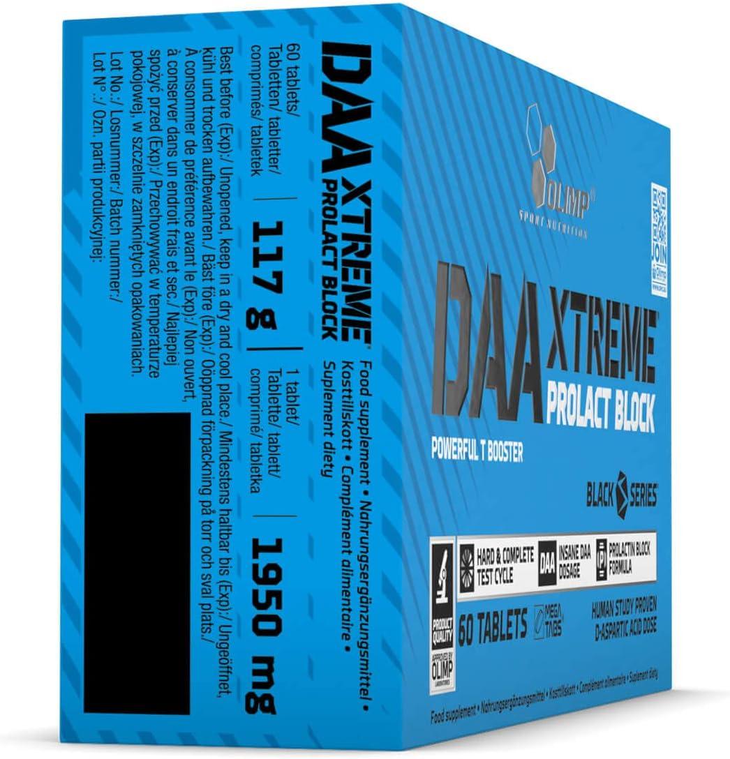 DAA XTREME 60 Tabletten | Testosteron-Booster | Testosteron-Booster für Männer | Anabole Pillen für Muskelwachstum - urmax