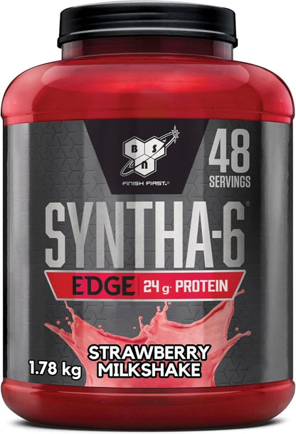 🥤 BSN SYNTHA-6 EDGE – ВИСОКОКАЧЕСТВЕН ПРОТЕИН ЗА МУСКУЛЕН РАСТЕЖ И ВЪЗСТАНОВЯВАНЕ | 1,78 кг | 48 ПОРЦИИ - urmax