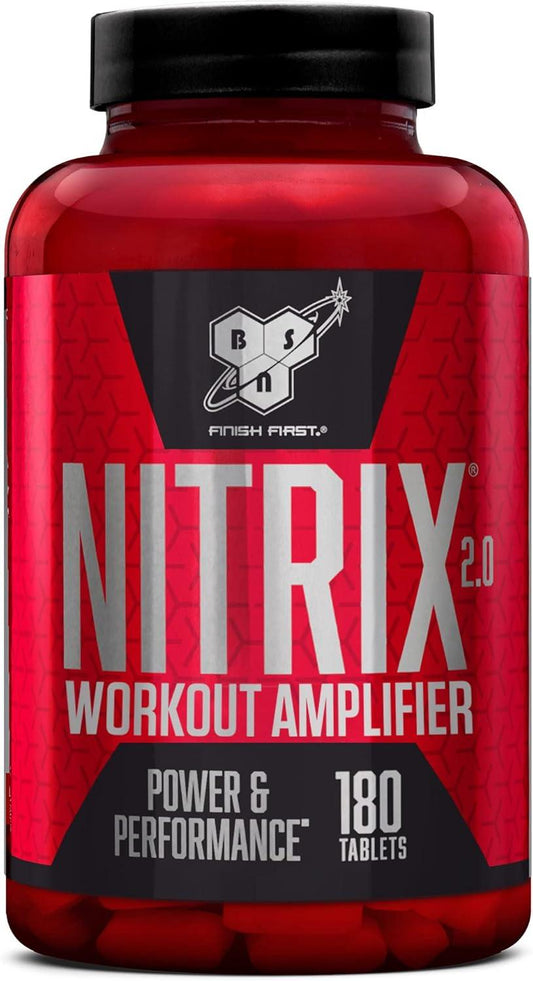 🔥 BSN Nitrix 2.0 – Мощен Азотен Бустер за По-Интензивни Тренировки | 180 Капсули | 60 Дози 💪 Повиши силата, издръжливостта и енергията си с азотния оксид бустер на BSN! - urmax