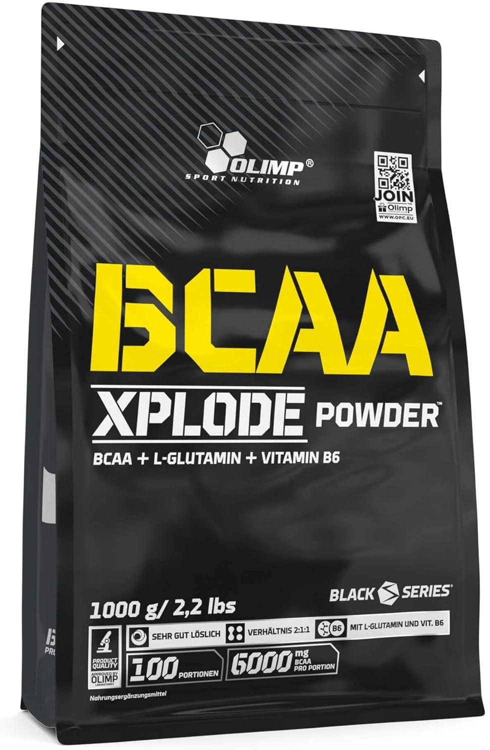💪 OLIMP BCAA Xplode Powder - 1000g, Вкус Плодов Пунш – Премиум BCAA за Спортисти 🔥 Формула за мощно възстановяване, мускулен растеж и издръжливост! - urmax
