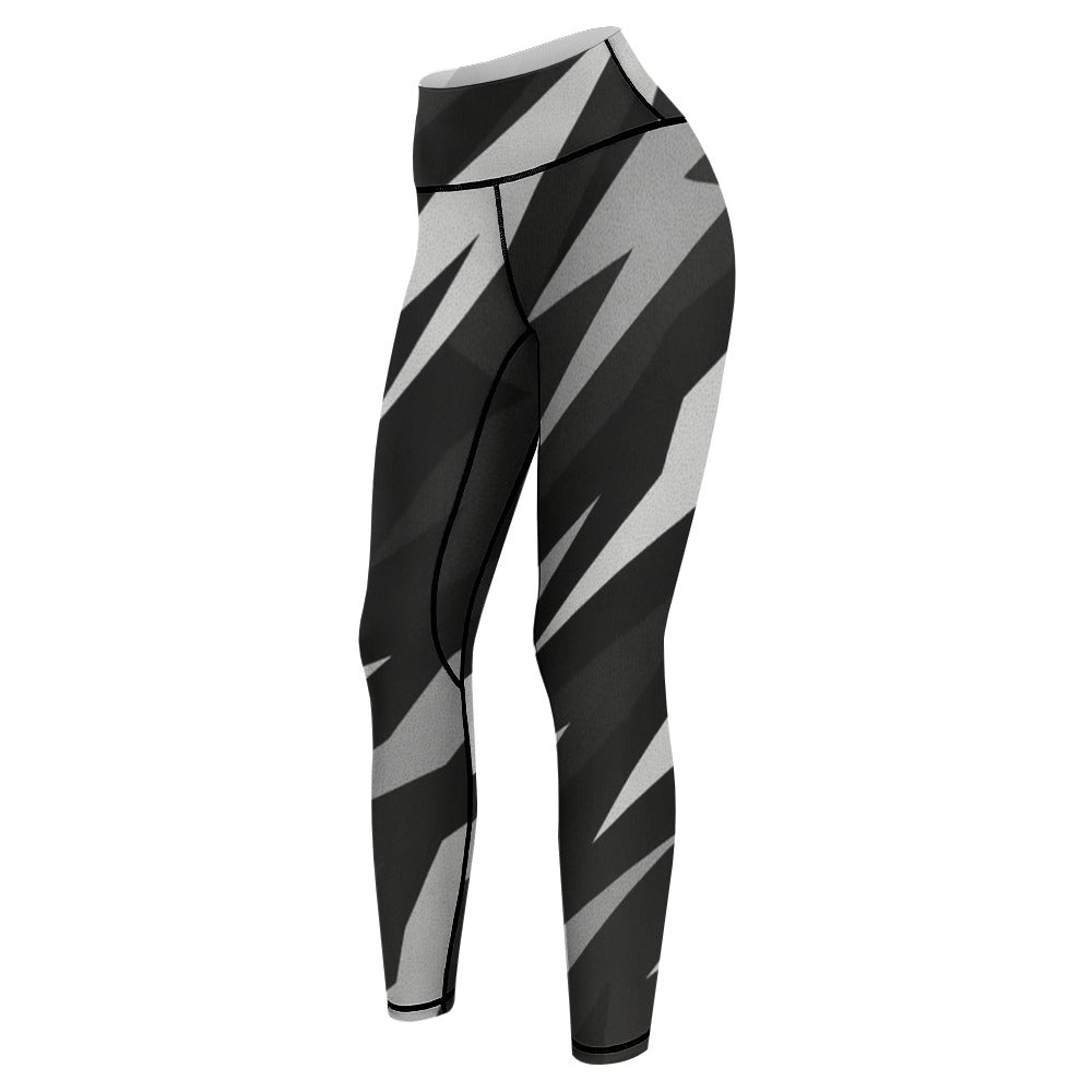 Shadow Motion Yoga Leggings – Silver Phantom