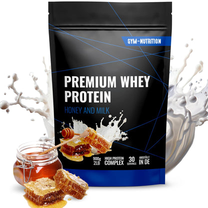 🏆 Gym Nutrition Premium Whey – ПРЕМИУМ СУРОВАТЪЧЕН ПРОТЕИН | 900Г | ВИСОКОКАЧЕСТВЕН ПРОТЕИН, BCAA & EAA - urmax