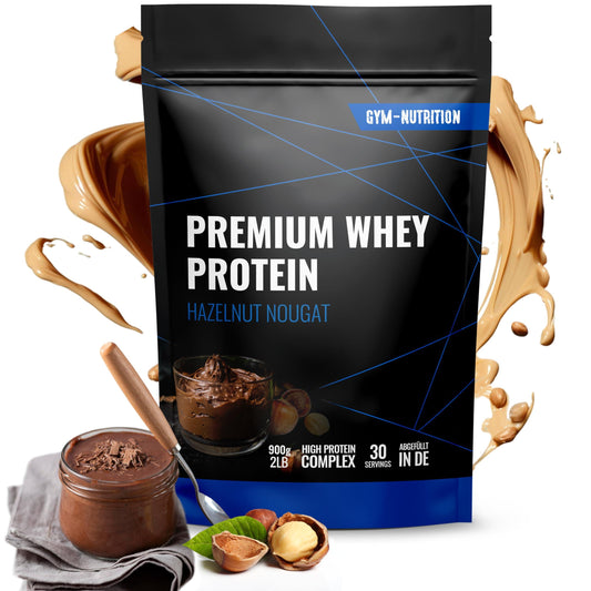 🏆 Gym Nutrition Premium Whey – ПРЕМИУМ СУРОВАТЪЧЕН ПРОТЕИН | 900Г | ВИСОКОКАЧЕСТВЕН ПРОТЕИН, BCAA & EAA - urmax