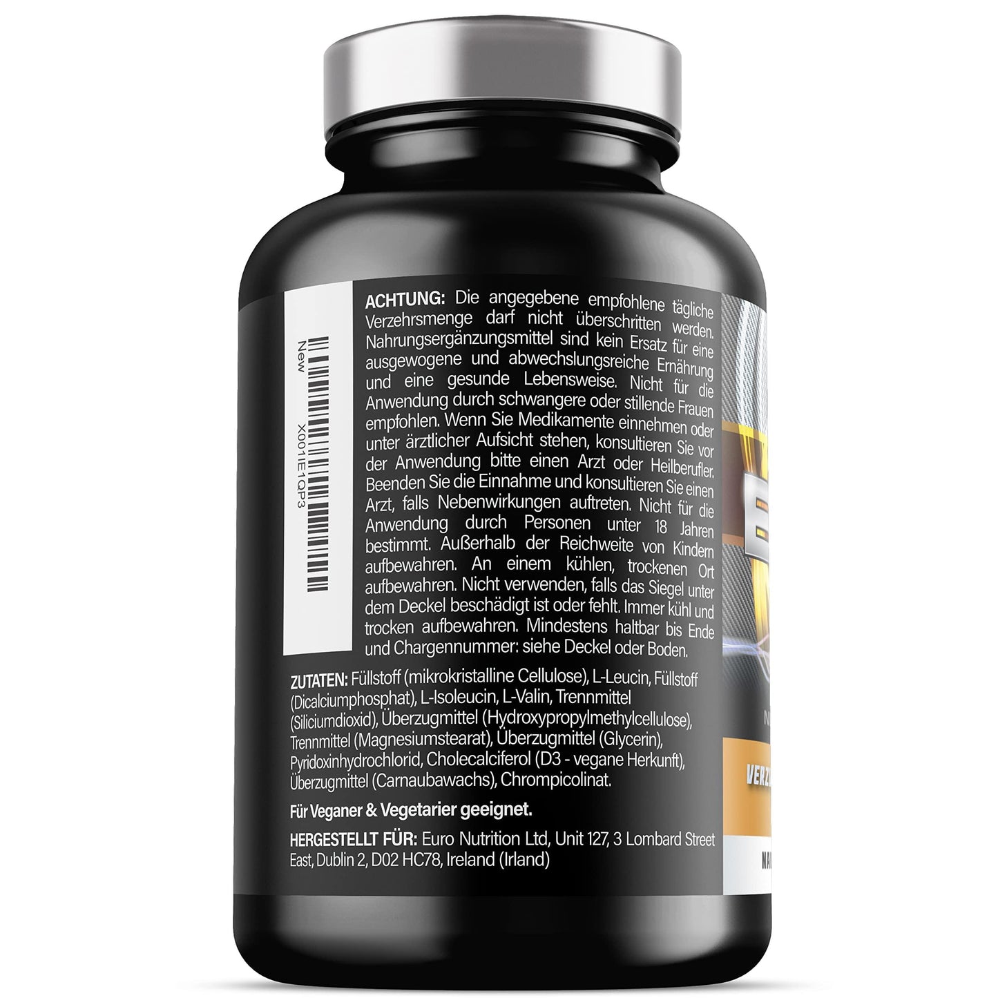 🔥 BCAA ТАБЛЕТКИ – 2400 mg BCAAs на Доза | Високодозирани Аминокиселини | 120 Таблетки | Подходящи за Вегани и Вегетарианци | Произведено в ЕС 🏆 ПОДКРЕПА ЗА МУСКУЛЕН РАСТЕЖ, ВЪЗСТАНОВЯВАНЕ И ИЗДРЪЖЛИВОСТ! - urmax