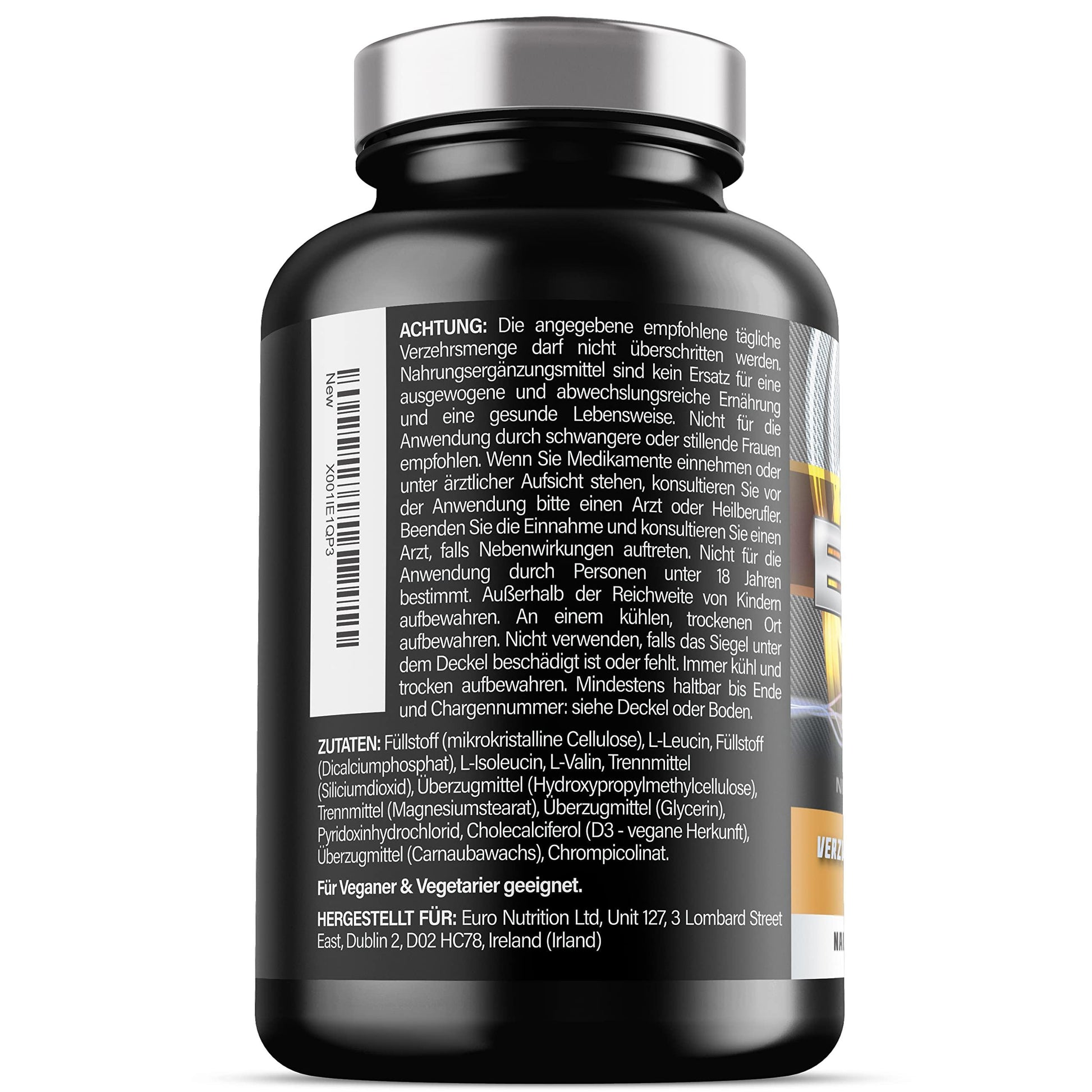 🔥 BCAA ТАБЛЕТКИ – 2400 mg BCAAs на Доза | Високодозирани Аминокиселини | 120 Таблетки | Подходящи за Вегани и Вегетарианци | Произведено в ЕС 🏆 ПОДКРЕПА ЗА МУСКУЛЕН РАСТЕЖ, ВЪЗСТАНОВЯВАНЕ И ИЗДРЪЖЛИВОСТ! - urmax