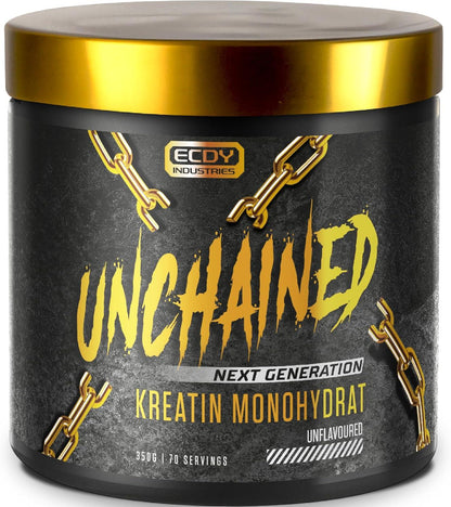 ⚡ UNCHAINED Creatin Monohydrat – Чист Креатин Монохидрат | 350 г | Висока Разтворимост | Произведено в Германия - urmax