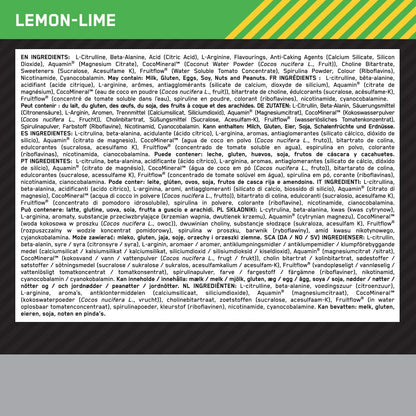 Optimum Nutrition Platinum PUMP Pre-Workout, Integratore Alimentare Pre-Workout Intenso Senza Caffeina con Fruitflow, Beta-Alanina, L-Arginina, L-Citrullina, Gusto Lime, 20 dosi, 380 g - urmax