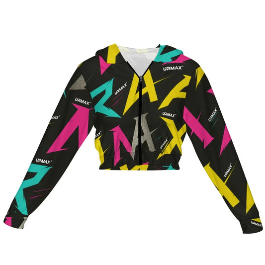 URMAX™ Neon Edge – Kurze Chiffonjacke für Damen mit Reißverschluss