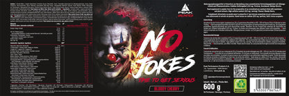 PEAK No Jokes - 600g | Концентриран Pre Workout Booster с L-Citrullin, L-Arginin HCl, Кофеин и Beta-Alanin за напомпаност, фокус и експлозивна енергия | Веган | Различни вкусове - urmax