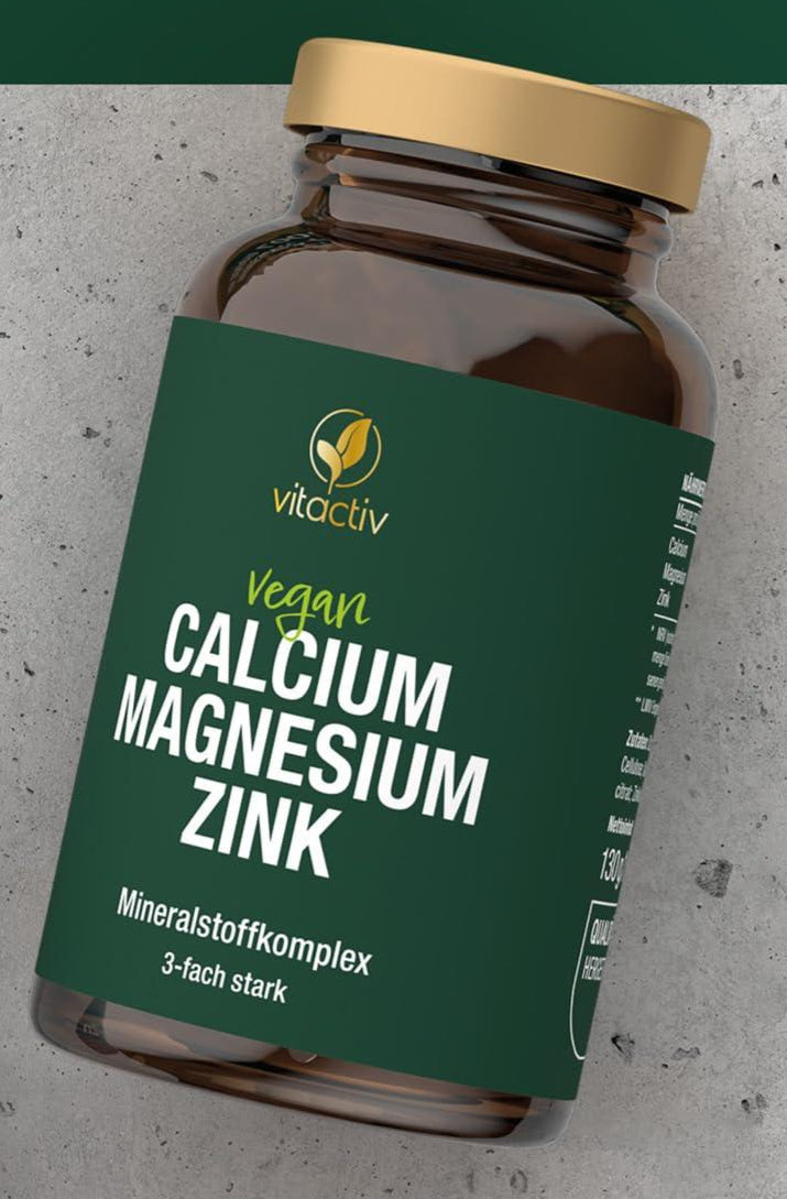 Calcium & Magnesium & Zinc – Highly Dosed Mineral Complex – 3 Essential Minerals in a (100 Tablets) - urmax