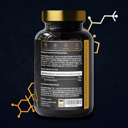 UNCHAINED® - Ecdysterone Kapseln hochdosiert / 140mg reines Beta Ecdysteron hochdosiert/Testosteron Booster Muskelaufbau / 60 vegane Ecdysteron Kapseln zur optimalen Unterstützung beim Bodybuilding - urmax