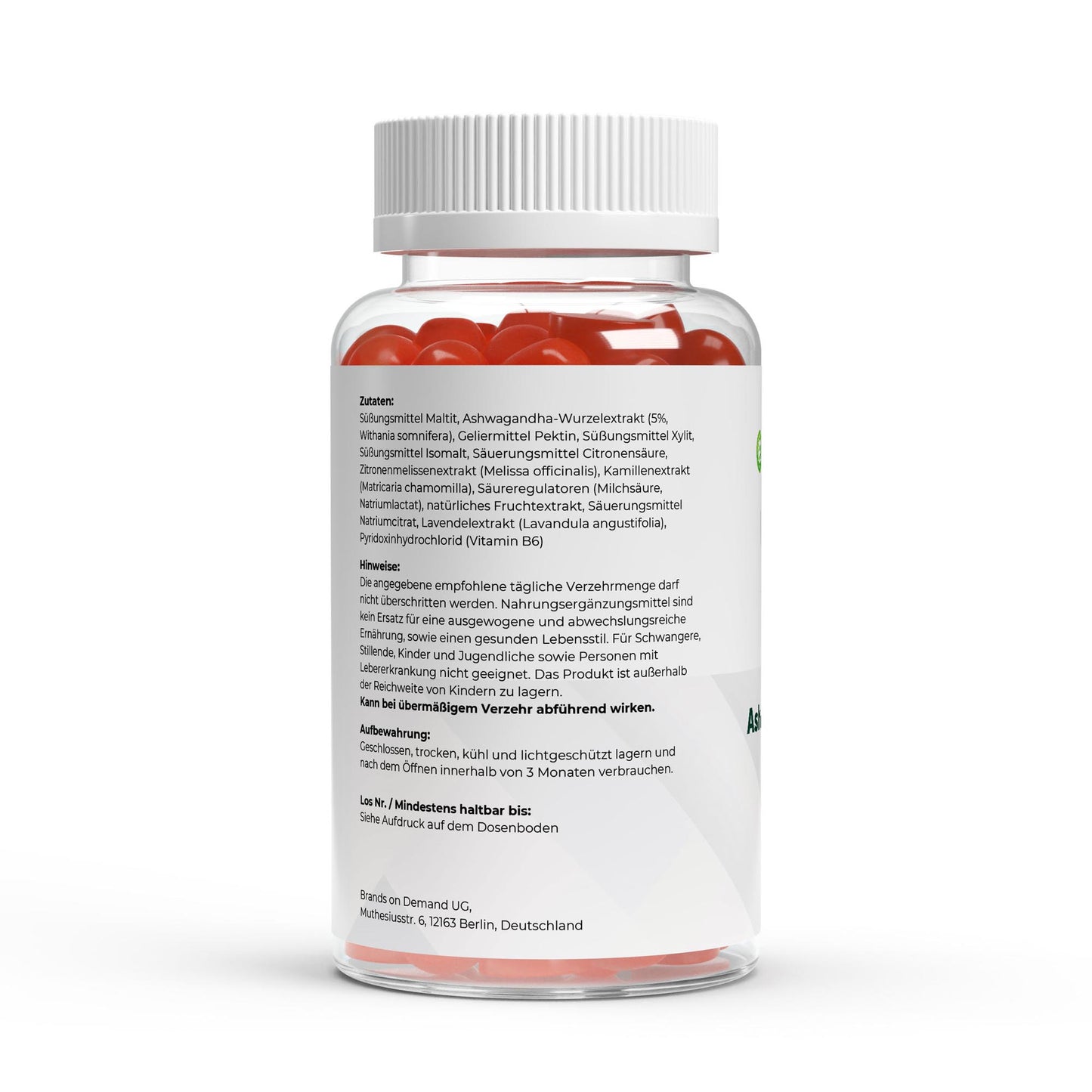 Premium Ashwagandha Gummies 300 mg + Витамин B6 с вкус на горски плодове 60 броя Спокойствие, баланс и по-добър сън – в нежна и вкусна форма! - urmax