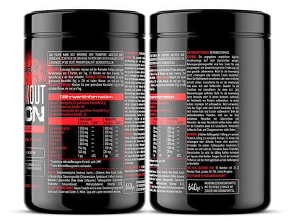 🔥 Pre Workout Demon – 360g | Blauer Himbeer | 40 Дози | Pre-Workout Booster с Креатин, Бета-Аланин, Таурин и Кофеин | Веган | Климатично неутрален | Произведен в Германия 🔥 - urmax