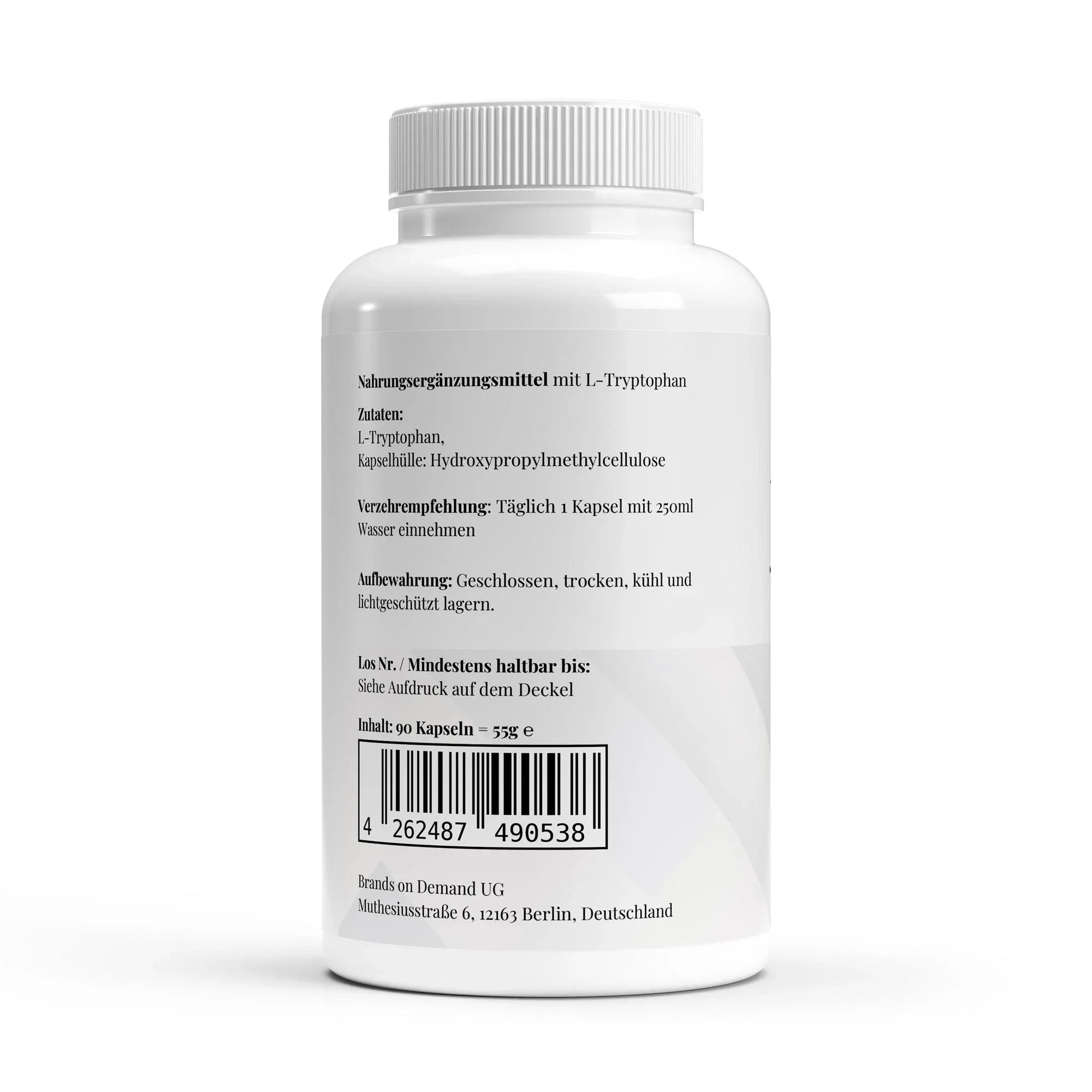 🌿 L-Tryptophan – 90 капсули - urmax