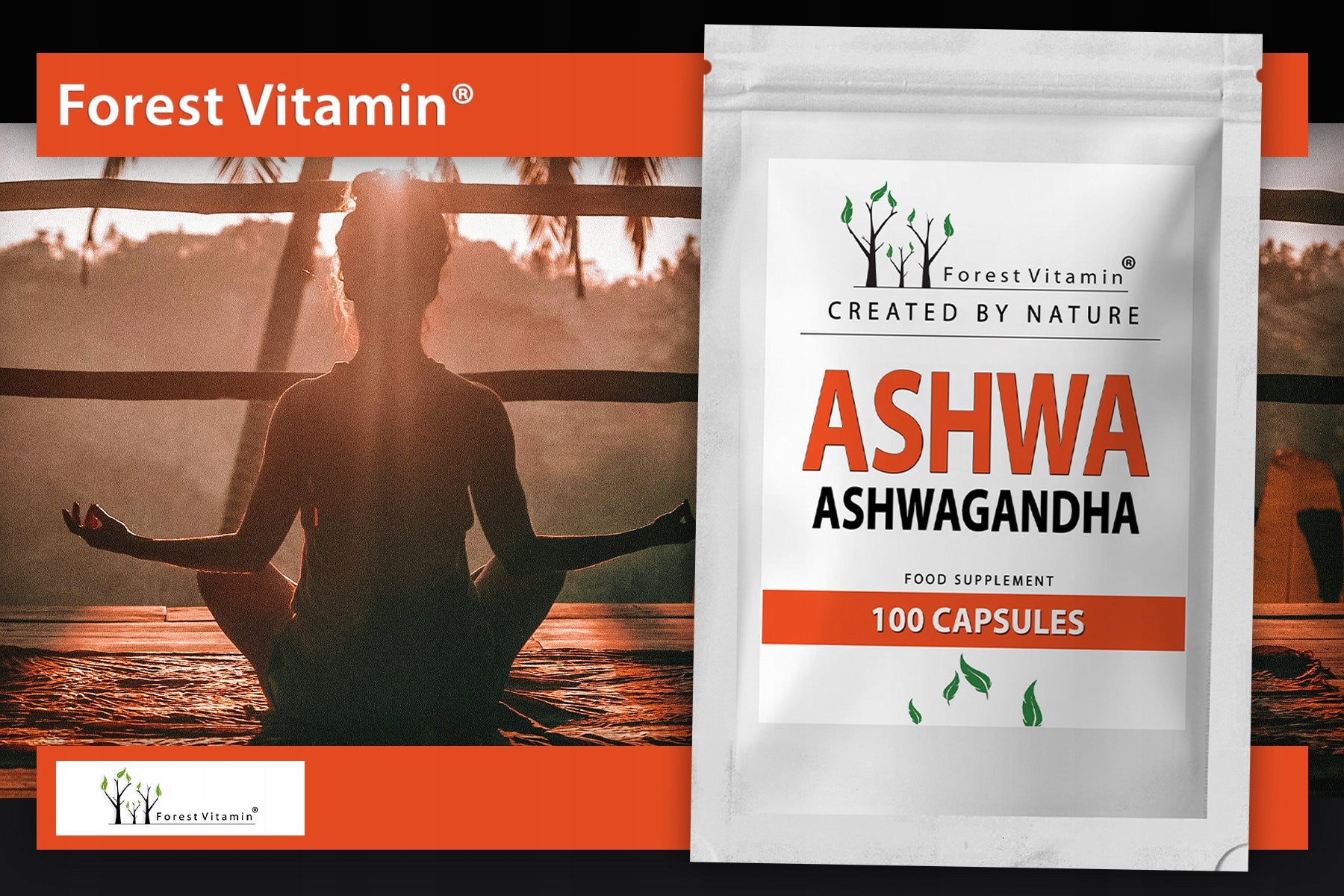 🌿 ASHWAGANDHA STRONG – 100 капсули | 120 mg екстракт | 8% withanolides