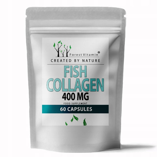 🌊 FOREST MARINE COLLAGEN FISH – 400 mg – 60 капсули Сила от морето за твоите стави, кожа, кости и коса!