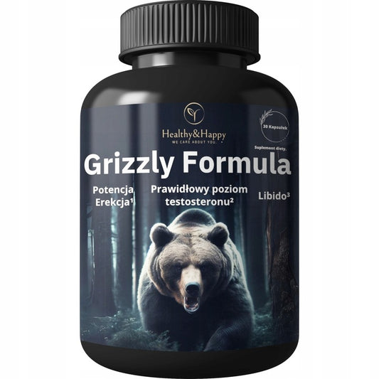 🐻 Grizzly Formula – Натурална Подкрепа за Потентност, Ерекция и Либидо! 🔥💪