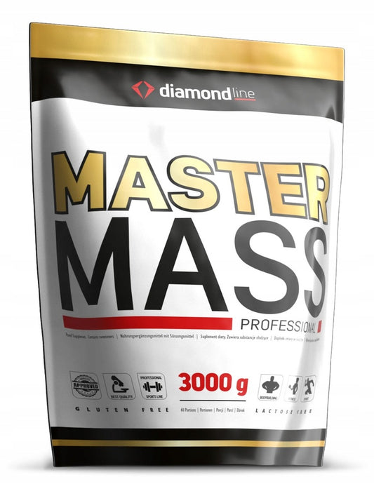 💪 HI TEC DIAMOND LINE MASTER MASS – 3000g hochkalorischer Gainer für Muskelaufbau! ⚡🥤