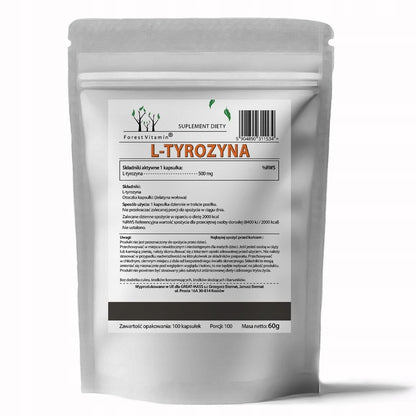 🧠 L-TYROSIN 500 mg – 100 Kapseln | Waldvitamin