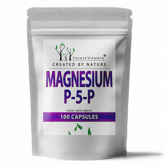 🧠 MAGNESIUMCITRAT + AKTIVES B6 P-5-P – 600 mg Magnesium + 2 mg Vitamin B6 (P5P) – 100 Kapseln