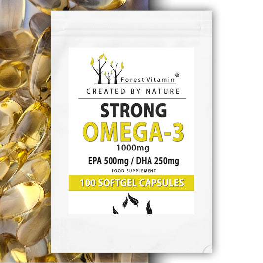 🐟 OMEGA-3 STARK – 1000 mg (EPA 500 mg / DHA 250 mg)