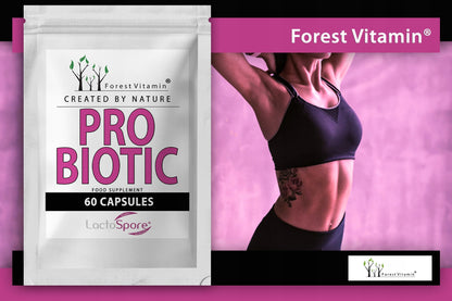 🦠 PROBIOTISCH LactoSpore + INULIN – 60 Kapseln | Waldvitamin
