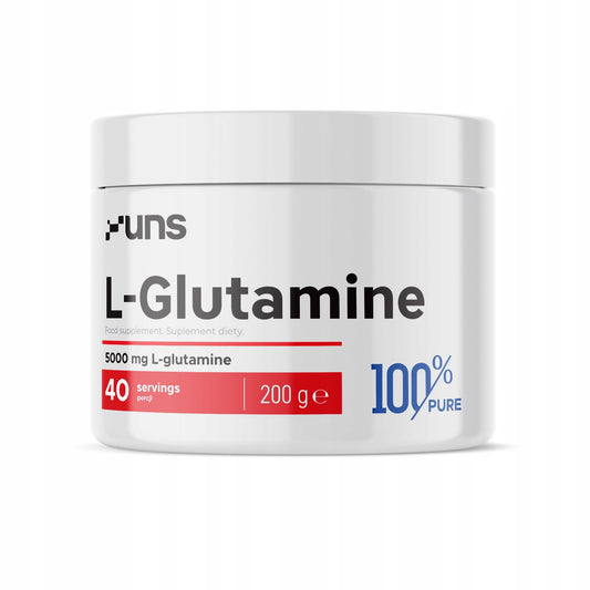 💥 UNS L-Glutamin 200 g – Reine Aminosäure für Erholung, Immunität und Muskelwachstum! 💪🧠