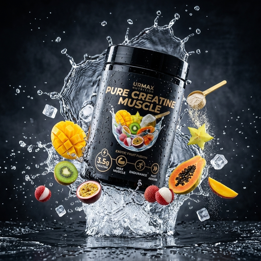 URMAX™ Pure Creatine Muscle – Exotische Fruchtfusion | 100 % mikrofiltriertes Kreatin-Monohydrat