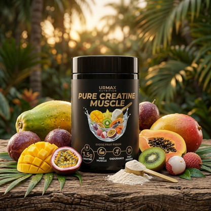 URMAX™ Pure Creatine Muscle – Exotic Fruit Fusion | 100% Microfiltered Creatine Monohydrate