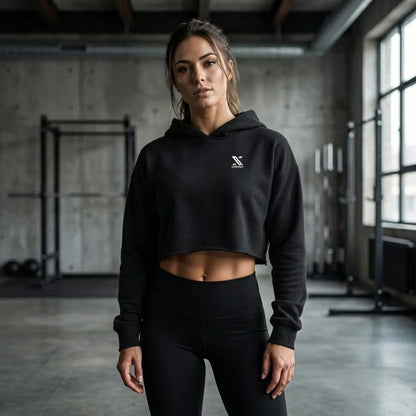 URMAX™ WOMEN'S ROYALTY: Urban Force Cropped Hoodie