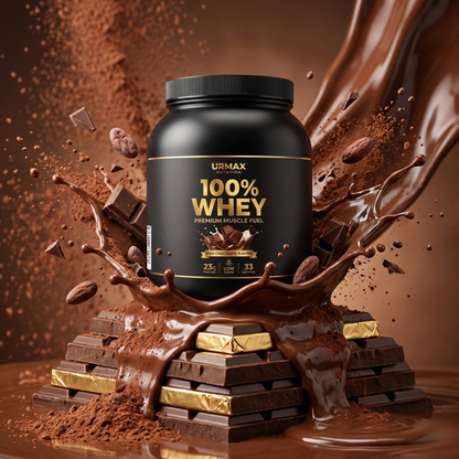 URMAX™ WHEY CORE: Premium-Proteinpulver (Intensiver Schokoladengeschmack / 1 kg)