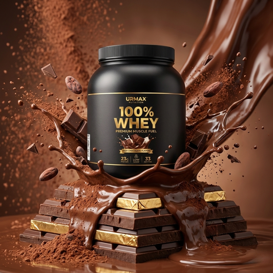 URMAX™ WHEY CORE: Premium-Proteinpulver (Intensiver Schokoladengeschmack / 1 kg)