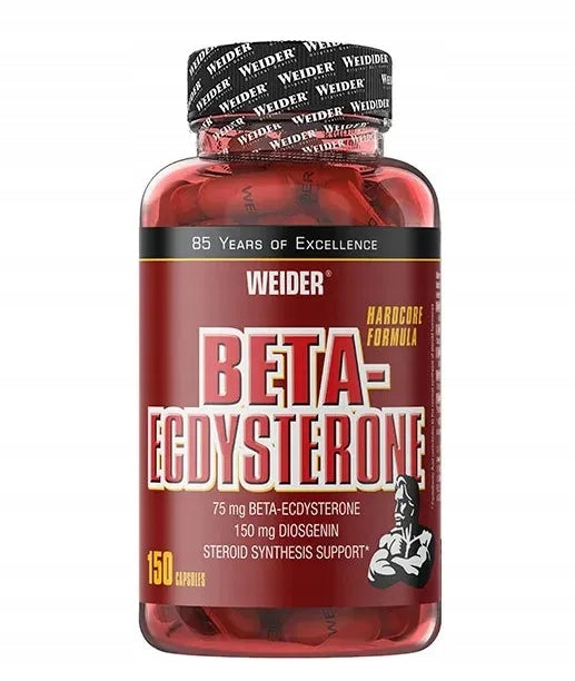 🔥 Weider Beta-Ecdysterone – 150 капсули | Spinach Extract + Yam + Витамини