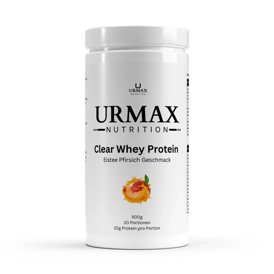🥤 CLEAR WHEY PROTEIN – EISTEE PFIRSICH – 500g - urmax