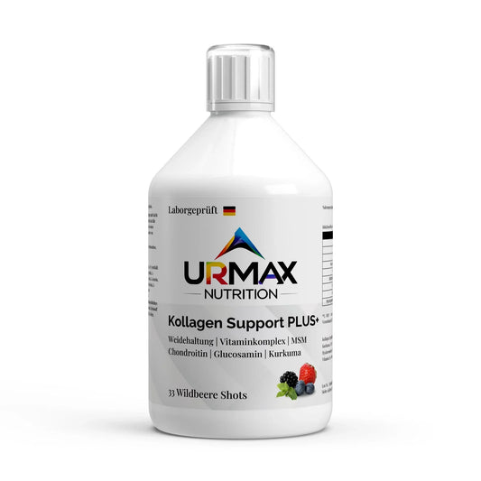 💪 Kollagen Support PLUS+ – Shots с вкус на горски плодове – 500 ml - urmax