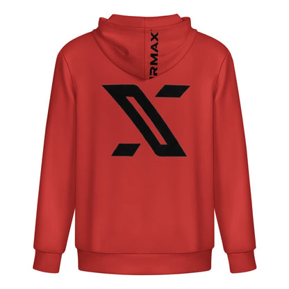 URMAX™ Herren Urban Zip Sweatshirt – FireBrick Edition