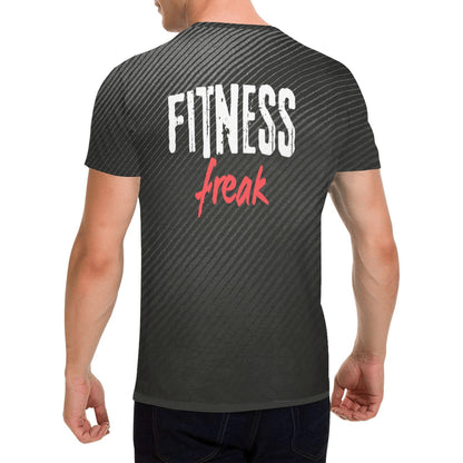 Gym Freak Performance Tee – Carbon Shadow