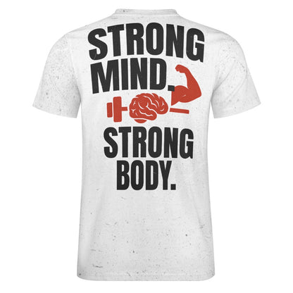 URMAX™ Strong Mind. Strong Body. – Мъжка Премиум Памучна Тениска