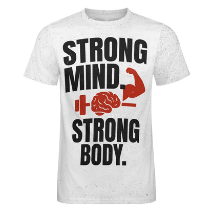 URMAX™ Strong Mind. Strong Body. – Мъжка Премиум Памучна Тениска