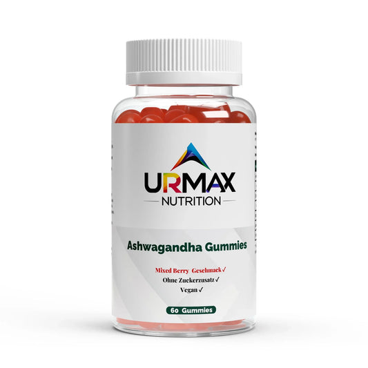 😌 Premium Ashwagandha Gummies 300 mg + Витамин B6 – 60 броя - urmax